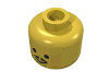 Набор LEGO Minifig Head Moustache Pointed with Standard Grin Print [Blocked Open Stud], Желтый