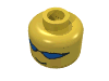 Набор LEGO Minifig Head with Blue Sunglasses Print [Blocked Open Stud], Желтый