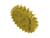 Набор LEGO Technic Gear 24 Tooth [New Style with Single Axle Hole], Желтый