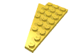 Набор LEGO Wedge Plate 8 x 4 Wing Right, Желтый