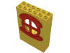 Набор LEGO Panel  2 x  6 x  7 with Fabuland Window Round Type 1 Red, Желтый