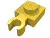 Набор LEGO Plate Special 1 x 1 with Clip Vertical [Thin Open O Clip], Желтый