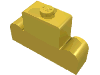 Набор LEGO Brick Curved 1 x 4 x 2 Centre Stud Top [aka Fabuland Radiator], Желтый