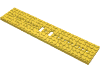 Набор LEGO Train Base 6 x 28  with Two 1 x 2 Cutouts [3 Round Holes Each End], Желтый