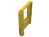 Набор LEGO Door 1 x 4 x 5 Train Right with Red Bottom Half Print, Желтый