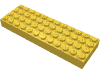 Набор LEGO Brick 4 x 12, Желтый