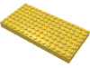 Набор LEGO Brick 8 x 16, Желтый
