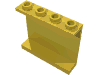 Набор LEGO Panel 1 x 4 x 3 [Hollow Studs], Желтый