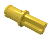 Набор LEGO Technic Axle Pin with Friction Ridges Lengthwise, Желтый