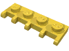 Набор LEGO Hinge Vehicle Roof Holder 1 x 4, Желтый
