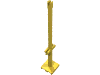 Набор LEGO Boat Mast 2 x 2 x 9 2/3 Bar with Slot on Top and 2 Finger Hinge on Two Sides, Желтый