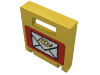 Набор LEGO Container Box  2 x  2 x  2 Door with Slot and Mailbox Print, Желтый