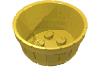 Набор LEGO Container, Barrel Half Large, Желтый