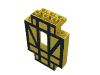 Набор LEGO Panel 2 x 5 x 6 Wall with Black Stripes Print, Желтый