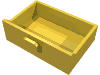 Набор LEGO Cupboard 2 x 3 x X Drawer, Желтый
