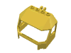 Набор LEGO Windscreen 4 x 6 x 4 Cab with Hinge and 1 x 4 Bottom Cutout, Желтый