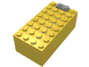Набор LEGO Electric 9V Battery Box Small [Complete Assembly], Желтый