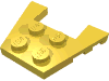 Набор LEGO Wedge Plate 3 x 4 with Stud Notches, Желтый
