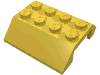 Набор LEGO Slope 45В° 4 x 4 Double with Hinge, Желтый