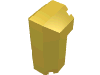 Набор LEGO Brick Special Octagonal 2 x 2 x 3 1/3 Corner, Желтый