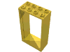 Набор LEGO Door Frame 2 x 4 x 6, Желтый