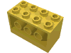 Набор LEGO Brick Special 2 x 4 x 2 with Holes on Sides, Желтый