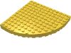 Набор LEGO Brick, Round Corner 12 x 12, Желтый