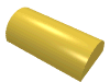 Набор LEGO Brick Curved 2 x 4 No Studs, Curved Top, Желтый