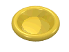 Набор LEGO Minifig Dish 3 x 3, Желтый