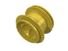 Набор LEGO Wheel 49.6 x 28 VR with Axle Hole, Желтый