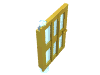 Набор LEGO Door 1 x 4 x 5 Left with 6 Panes, Желтый