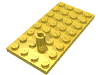 Набор LEGO Plate Special 4 x 8 with Helicopter Rotor Holder, Желтый