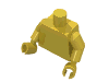 Набор LEGO Torso Plain / White Arms / Yellow Hands, Желтый