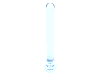 Набор LEGO Antenna 1 x 4 with Rounded Top, Trans-Medium Blue