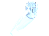 Набор LEGO Technic Tooth 1 x 3 with Axlehole, Trans-Medium Blue