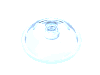 Набор LEGO Dish 3 x 3 Inverted [Radar], Trans-Medium Blue