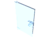 Набор LEGO Door  1 x  4 x  6 Smooth with Square Handle Plinth, Trans-Medium Blue