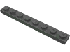 Набор LEGO Plate 1 x 8, Pearl Dark Gray