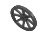 Набор LEGO Wheel Wagon Large (33mm D.), hole notched for wheels holder pin, Pearl Dark Gray