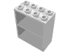 Набор LEGO Homemaker Bookcase 2 x 4 x 4, Белый