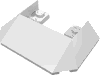 Набор LEGO Slope 45В° 6 x 4 Double / 33В° [Train Roof], Белый
