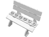 Fabuland Bench Seat