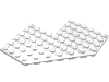 Набор LEGO Plate Angled 10 x 10 without Corner, Белый