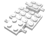 Набор LEGO Vehicle Base 4 x 7 x 2/3, Белый
