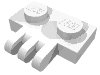 Набор LEGO Hinge Plate 1 x 2 with 3 Fingers On Side, Белый