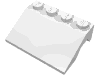 Набор LEGO Mudguard 3 x 4 Slope, Белый