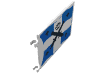 Набор LEGO Flag  6 x  4 with Crossed Cannons over Blue Crossed Flag Print, Белый