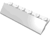 Набор LEGO Slope 45В° 2 x 6 x 2/3, Белый