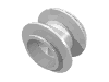 Набор LEGO Wheel 68.8 x 40 Balloon Large, Белый