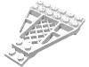Набор LEGO Wedge Plate 8 x 6 x 2/3 with Grille, Белый